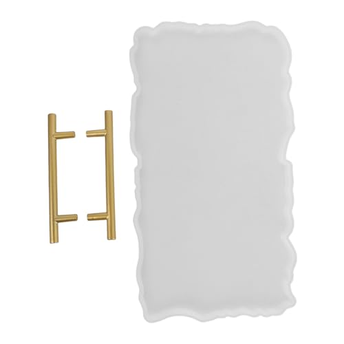OSALADI Silikonform für Harztablett mit Griffen Rechteckige Epoxidharz Gießform Robustes Diy Serviertablett Einfache Entformung Vielseitig für Schmuckschale und Heimdekoration OSALADI Silikonform für Harztablett mit Griffen Rechteckige Epoxidharz Gießform Robustes Diy Serviertablett Einfache Entformung Vielseitig für Schmuckschale und Heimdekoration von OSALADI