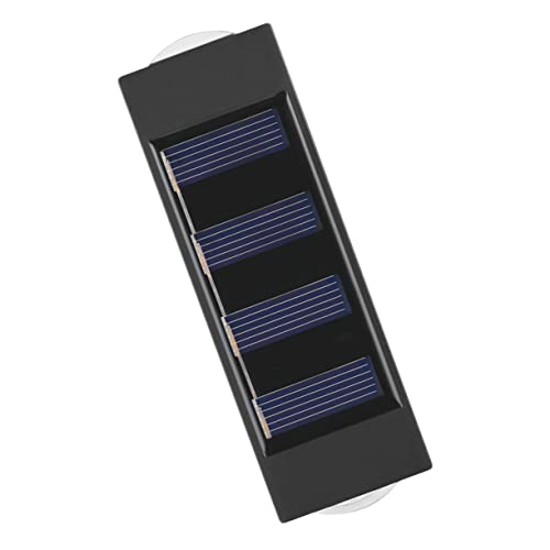 OSALADI Solar Außenwandleuchte Mit 2 Led Gartenlampe Für Außenbereich Einfache Installation Für Garten Terrasse Solar Wandlampe Für Wetterfeste Beleuchtung von OSALADI