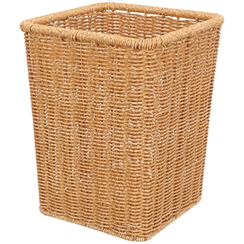 OSALADI Spaltmülleimer Weidenkorb Mit Deckel Geflochtener Papierkorb Weiden Abfallbehälter Papierkorb Aus Weidengeflecht Abfallkorb Aus Bambus Abfallkorb Aus Rattan Plastik Büro Brot Vase OSALADI Spaltmülleimer Weidenkorb Mit Deckel Geflochtener Papierkorb Weiden Abfallbehälter Papierkorb Aus Weidengeflecht Abfallkorb Aus Bambus Abfallkorb Aus Rattan Plastik Büro Brot Vase von OSALADI