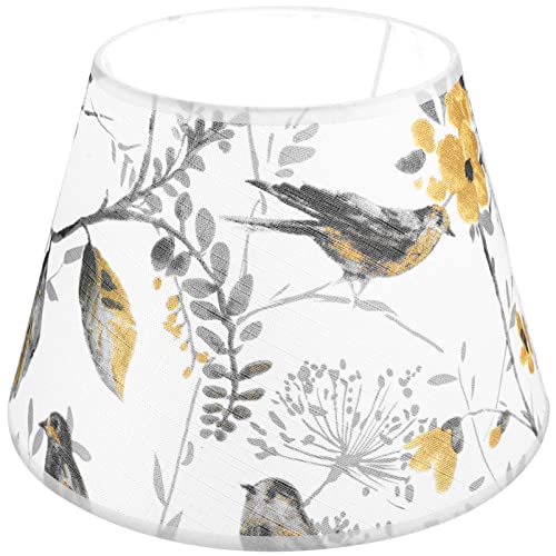 OSALADI Dekorativer Stofflampenschirm Groß Blumen- Und Vogel-design Schreibtischlampenschirm E27 OSALADI Dekorativer Stofflampenschirm Groß Blumen- Und Vogel-design Schreibtischlampenschirm E27 von OSALADI