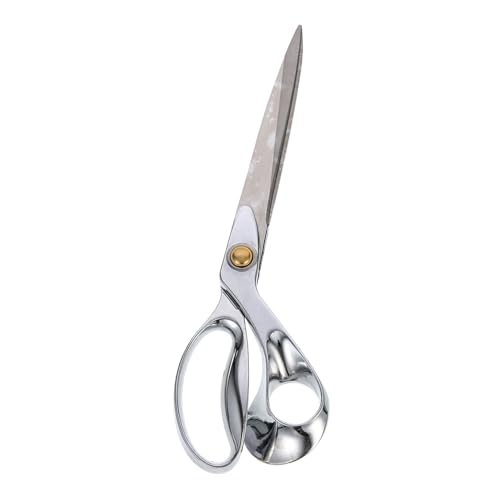 OSALADI Stoffschere Stoffschere Bastelschere Scharfe Schere Allzweck Stickerei Schneideschere Hochleistungsschere Mehrzweck Nahtschneider Mehrzweckschere Edelstahl Silber von OSALADI
