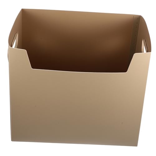 OSALADI Tisch Buch Organizer Aus Kunststoff Faltbarer Dokumentenhalter Für Schreibtisch Stabiler Buchaufbewahrungshalter Für Büro Und Wohnheim Kreative Buchstütze in Khaki von OSALADI