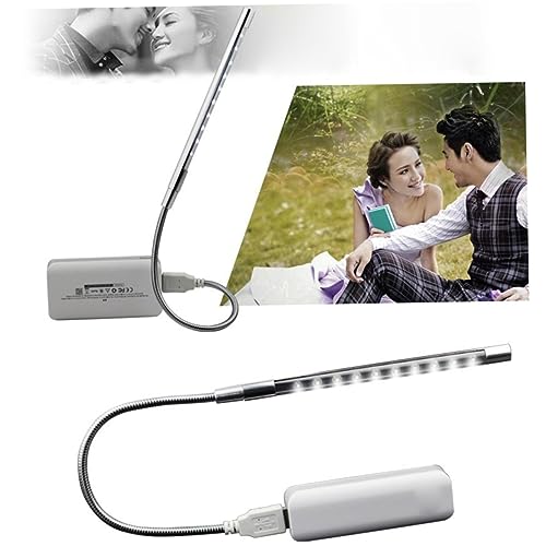 OSALADI Usb-licht 10 -leselampe Flexibler Schwanenhals Augenpflege-studienlampe Tragbares Nachtlicht Für Schreibtischbett von OSALADI