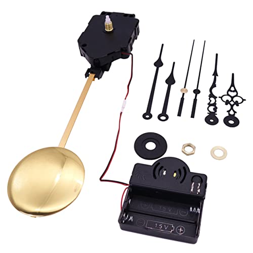 OSALADI Elektrisches Uhr-Glockenspiel-Set Uhrwerk Pendel Musik-zubehör Keine Batterie OSALADI Elektrisches Uhr-Glockenspiel-Set Uhrwerk Pendel Musik-zubehör Keine Batterie von OSALADI