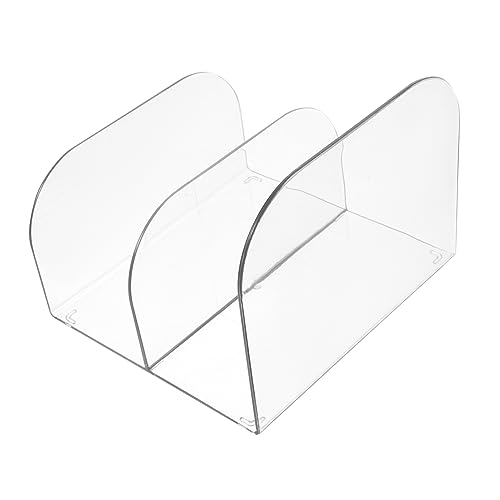 OSALADI Transparente Buchstütze Aus Kunststoff Für Schreibtisch Buchhalter Aktenständer Moderner Stil Platzsparend Stabil Für Bücherorganisation Zu Hause Büro OSALADI Transparente Buchstütze Aus Kunststoff Für Schreibtisch Buchhalter Aktenständer Moderner Stil Platzsparend Stabil Für Bücherorganisation Zu Hause Büro von OSALADI