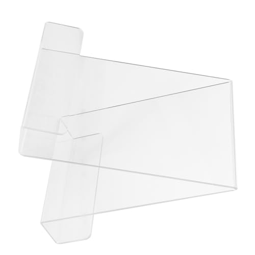 OSALADI Transparenter Acryl Buchständer Doppelseitiger Buchhalter für Desktop Buchregal Stabiles Buchdisplay Regal Geeignet für Büro Buchhandlung Laden und Zuhause von OSALADI
