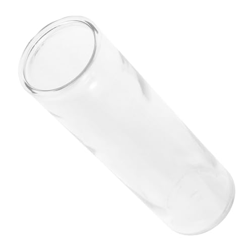 OSALADI Transparenter Kerzenhalter Zylinderform Handgefertigter Kerzenglasbecher Langlebig und Glatt Poliert als Party Hochzeits und Tischdeko Robust und Vielseitig Einsetzbar von OSALADI