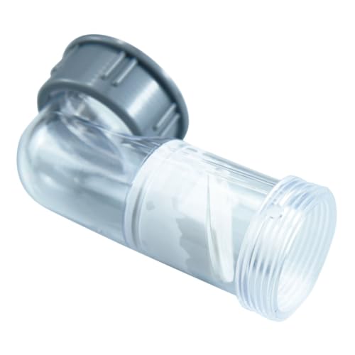 OSALADI Transparentes Abwasserrohr Mit Rückschlagventil Abflussbogen Für Küchen Und Badezimmeranwendungen Ideal Für Seitliche Entwässerung Hochwertige Drainage Kupplung Mit von OSALADI