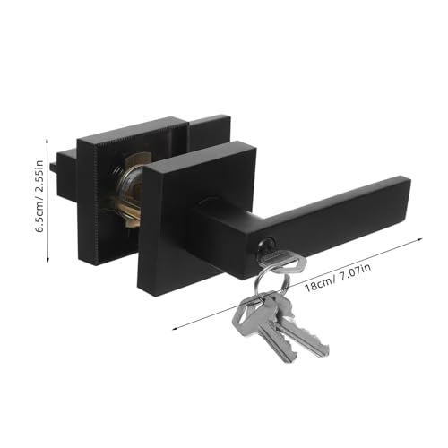 OSALADI Türgriffschloss Badezimmertürschloss Türknauf Mit Schlüssel Schlafzimmerschlösser Für Türen Schlafzimmertürknöpfe Mit Schloss Türschlösser Für Zimmer Türschlösser Für Schlafzimmer von OSALADI