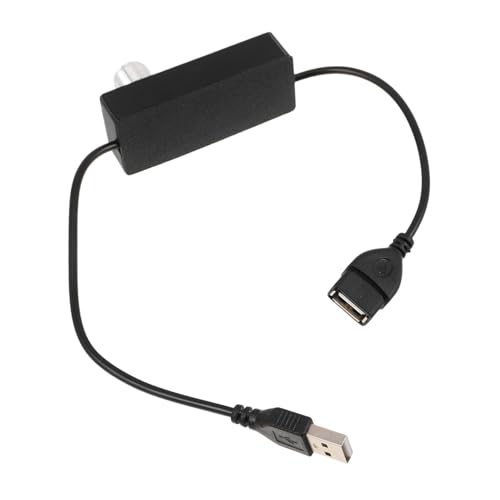 OSALADI USB Stunden Timer Verlängerungskabel mit USB Schalter Einstellbare Abschaltfunktion Ventilatoren Aquarien und LED Leuchten Energiesparend und Benutzerfreundlich von OSALADI