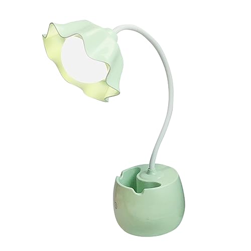 OSALADI Usb Schreibtischlampe Lampe Stifthalter Touch Dimmer Sicheres Material Grün für Office Home von OSALADI