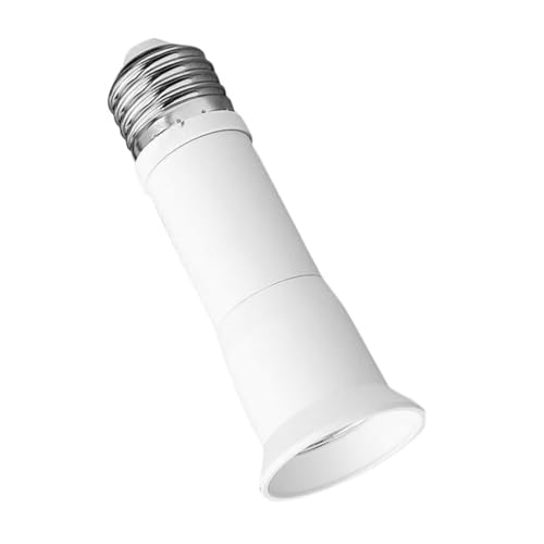 OSALADI Verstellbarer Lampenfassung Adapter Verlängerung Sockel aus Kunststoff für Zuhause Einfache Installation Kompatibel mit Glühbirnen Flexibel Einstellbar Langlebig von OSALADI
