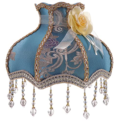 OSALADI Vintage Lampenschirm Europäischer Stil Mit Blumen Und Perlen-dekoration Für Tischlampe Nachttischlampe Eleganter Lampenbezug Für Zuhause Hotel Und Restaurant OSALADI Vintage Lampenschirm Europäischer Stil Mit Blumen Und Perlen-dekoration Für Tischlampe Nachttischlampe Eleganter Lampenbezug Für Zuhause Hotel Und Restaurant von OSALADI