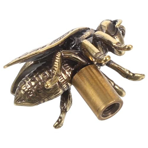 OSALADI Vintage Messing Schrankknöpfe Bienen-motiv Robuste Schubladengriffe aus Metall Antike Kommoden Küchenschrankgriffe Einfach zu Montieren Eleganter Vintage Stil für Kleiderschränke von OSALADI