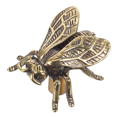 OSALADI Vintage Messing Türgriff Bienenform Schrankknopf Ergonomisch Komfortabel Griff für Kleiderschrank Kommode Küchenschrank Einfach zu Montieren Dekorativer Möbelgriff von OSALADI