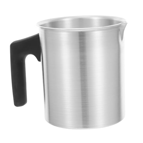 OSALADI Wachsschmelzkrug Tropffreiem Ausguss Schmelztopf Für Wachswärmer Ersatztopf Für Wachsschmelzset Für Kerzenherstellung Und Aromatherapie von OSALADI