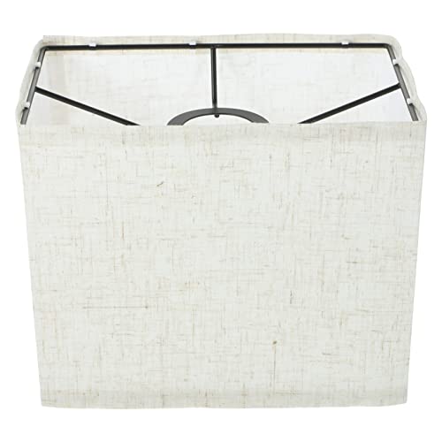 OSALADI Wandlampenschirm Vintage Rechteckiger Lampenschirm für Tisch und Stehlampe Abnehmbarer Stoff Lampenschirm für Wohnzimmer Schlafzimmer und von OSALADI