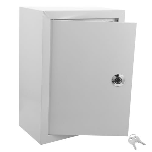 OSALADI Wandmontierter Aluminium Verteilerkasten Wetterfeste Abzweigdose Spritzwassergeschützt Outdoor Elektrische Box für Industrie Gewerbe und Hausgebrauch von OSALADI