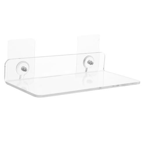 OSALADI Wandregal ohne Bohren Schwebendes Badregal Vielseitiges Küchen Badezimmer Organizer Langlebiges Ablageboard für Toilettenartikel und Gewürzflaschen von OSALADI