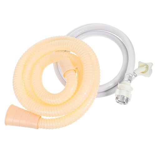 OSALADI Waschmaschinen Zulaufschlauch aus PVC Wasserzulauf und Ablaufschlauch Einsetzbar für Vollautomatische Waschmaschinen Einfach zu Reinigen und Flexible Installation von OSALADI