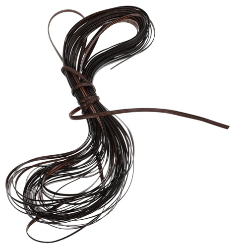 OSALADI Weiches Kunststoff Rattan Flechtmaterial für DIY Möbelreparatur Langlebiges Korbgeflecht Natürliches Flechtband Vielseitig Einsetzbar für Stuhl Sofareparatur Bastel von OSALADI