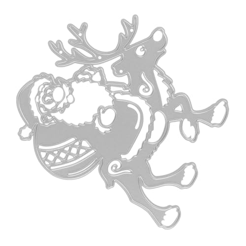 OSALADI Weihnachtsmann Stanzschablonen Karbonstahl Dekorative Prägeformen für DIY Karten Scrapbooking und Handwerksprojekte für Festliche Bastelarbeiten OSALADI Weihnachtsmann Stanzschablonen Karbonstahl Dekorative Prägeformen für DIY Karten Scrapbooking und Handwerksprojekte für Festliche Bastelarbeiten von OSALADI