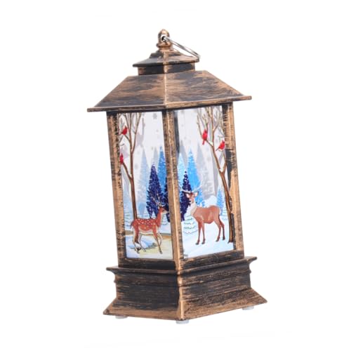 OSALADI Bronzene Vintage-laterne Mit Elchmuster Tragbare Weihnachtsbeleuchtung Batteriebetrieben Dekorative Lampe Für Tischdekoration OSALADI Bronzene Vintage-laterne Mit Elchmuster Tragbare Weihnachtsbeleuchtung Batteriebetrieben Dekorative Lampe Für Tischdekoration von OSALADI