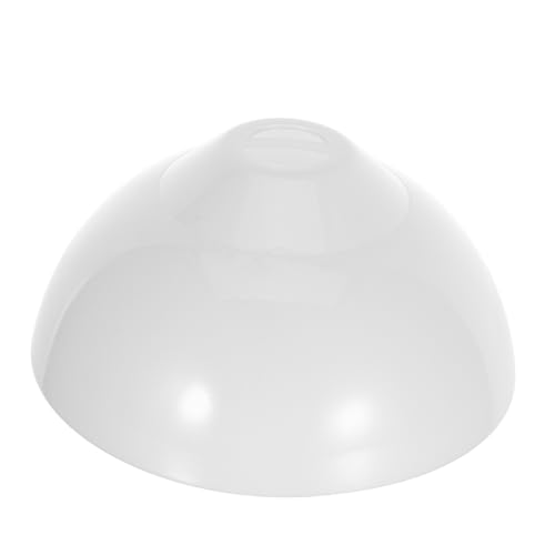 OSALADI Weißer Kunststoff Lampenschirm Dome Lampenschirm aus Robustem Pp material Passend für Pendel Steh Deckenleuchten Leicht zu Reinigen Langlebig und Einfach zu Montieren von OSALADI