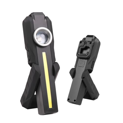 OSALADI Faltbare Magnetische -arbeitsleuchte Mit Usb-ladung Robuste Taschenlampe Für Outdoor-aktivitäten Tragbar Gelbes Licht Für Camping Und Notfälle von OSALADI