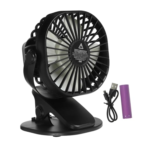 OSALADI Wiederaufladbarer Mini- Mit Clip 1200 Mah Akku Tragbarer Handventilator Für Den Schreibtisch Für Zuhause Büro Auto Schwarz OSALADI Wiederaufladbarer Mini- Mit Clip 1200 Mah Akku Tragbarer Handventilator Für Den Schreibtisch Für Zuhause Büro Auto Schwarz von OSALADI