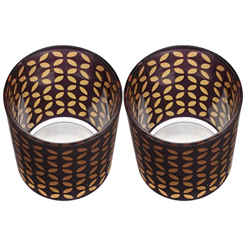 OSALADI 2stücke Teelichthalter Mit Muster Kreative Kerzenbecher Für Kerzen Elegante Tischdeko Für Hochzeiten Weihnachten Geburtstage Und Mehr von OSALADI