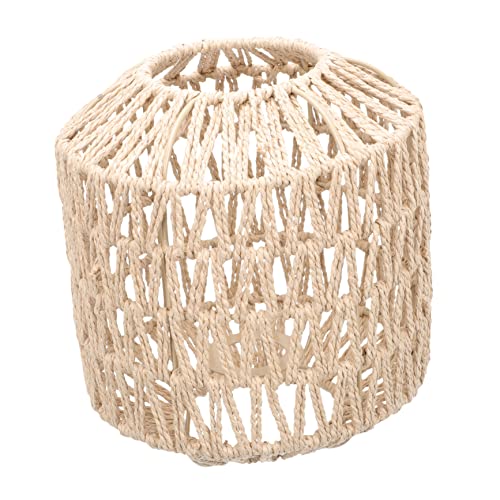 OSALADI Woven Chandelier Lampshade Papierseil Vintage Lampenschirm für Deckenleuchten Geeignet für Esszimmer Wohnzimmer und Kreative Dekoration OSALADI Woven Chandelier Lampshade Papierseil Vintage Lampenschirm für Deckenleuchten Geeignet für Esszimmer Wohnzimmer und Kreative Dekoration von OSALADI