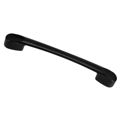OSALADI Zinklegierung Möbelgriff Schwarz Kabinettgriff Schubladengriff für Badezimmer Schrank Kommode Türgriff Robust und Langlebig für Küchenschränke und Kleiderschränke von OSALADI