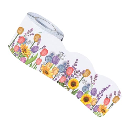 OSALADI dekoratives Randpapier Umbieger -Border -Ausstattung im Klassenzimmer Wand Tulpe Randverkleidung Wall Bulletin Board Grenzen Poster -Tulpe -Grenzdekoration Aufkleber OSALADI dekoratives Randpapier Umbieger -Border -Ausstattung im Klassenzimmer Wand Tulpe Randverkleidung Wall Bulletin Board Grenzen Poster -Tulpe -Grenzdekoration Aufkleber von OSALADI