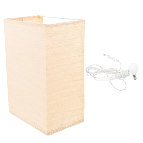OSALADI hängende Tapetenwandlampe wandleuchte Papierlampendekor Lampe für den Innenbereich Pendelleuchte für den Flur Schlafzimmer warmes Licht Veranda Hängeleuchte Schmiedeeisen Beige von OSALADI