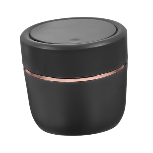 OSALADI kleiner Mülleimer drücken Büro Schreibtischmüll kann Container Druckdeckel Schreibtisch Mülleimer Miniatur-Mülltopf Mini-Mülleimer kleiner Tischabfalleimer pp Black OSALADI kleiner Mülleimer drücken Büro Schreibtischmüll kann Container Druckdeckel Schreibtisch Mülleimer Miniatur-Mülltopf Mini-Mülleimer kleiner Tischabfalleimer pp Black von OSALADI