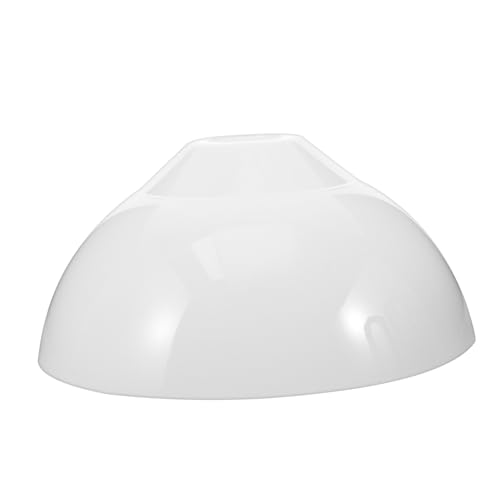 OSALADI kronleuchter Lampenschirm Creme neben dem Pendelleuchtenschirm Ersatz-Acryl-Farbtöne hängende Lampenabdeckung Acrylschirme für Pendelleuchten e27 Zubehör Weiß Stehlampe von OSALADI