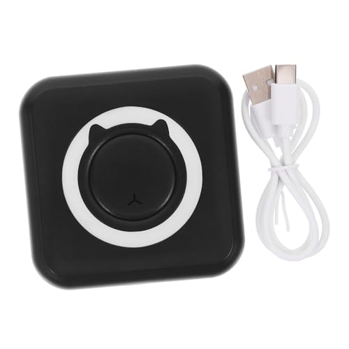 OSALADI tragbarer Drucker Quittungsdrucker mobiler Drucker tragbar Etikettenhersteller Thermoetikettendrucker Minidrucker für Notizen Telefonbilddrucker Plastik Black von OSALADI
