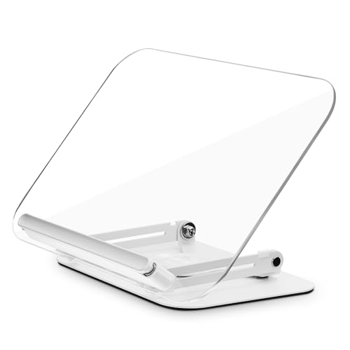 Verstellbarer Buchständer mit Drehfunktion Stabiler Höhe und Design Leseständer für Tablets und Laptops Am Schreibtisch Rezeptbuchhalter Freihändiges Verstellbarer Buchständer mit Drehfunktion Stabiler Höhe und Design Leseständer für Tablets und Laptops Am Schreibtisch Rezeptbuchhalter Freihändiges von OSALADI