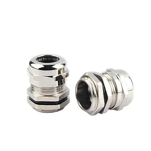 1Pcs Cable Gland 304 Stainless Steel Glands IP68 PG7 PG9 M12 M16 Metal Joint PG13.5 M20*1.5 Cable Fixing Seal Joint OSBCMZGE(M12x1.5 fit 3-6.5mm) von OSBCMZGE