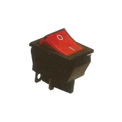 Boat Rocker-Switch Red-Light SPST KCD2 ON-OFF 16A/250V KCD4-202 AC 5pcs 4-Pin KCD2-201/N OSBCMZGE(220V Blue Lamp) von OSBCMZGE