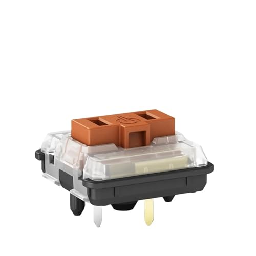 OSBCMZGE Choc Low Profile Switch 1350 Mechanisch White Chocolate Keyboard Switches Clicky Tactile Linear für Laptop 30 PCS von OSBCMZGE