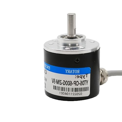 OSBCMZGE Photoelectric Incremental Rotary Encoder 38S6G5-B-G24N 50/100/200/360/400/500/600PPR AB 2 Phase DC8-24V NPN PNP Optical Encoder (200PPR,Voltage Output) von OSBCMZGE