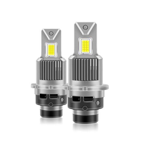 OSBELE D4S D4R D2R D2S LED-Scheinwerferlampen, 6000 K, Weiß, Umrüstsatz, Plug-and-Play, Xenon-HID-Lichtersatz, CANBus-Fehlerfrei(D4S) von OSBELE