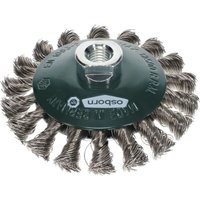 Drahtbürste für Winkelschleifer ø 115mm Kegelbürste - rostfreie Stahldrahtbürste, gezopft - Osborn von OSBORN