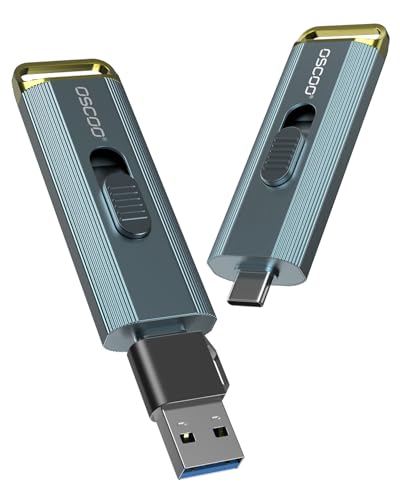 OSCOO 2TB External SSD Up to 2100MB/s Portable Solid State Drive Retractable Design Fast Flash Drive Dual Type-C and USB 3.2 Memory Stick for iPhone 16/PS4/Android Phone/Tablet/Windows/Laptop OSCOO 2TB External SSD Up to 2100MB/s Portable Solid State Drive Retractable Design Fast Flash Drive Dual Type-C and USB 3.2 Memory Stick for iPhone 16/PS4/Android Phone/Tablet/Windows/Laptop von OSCOO