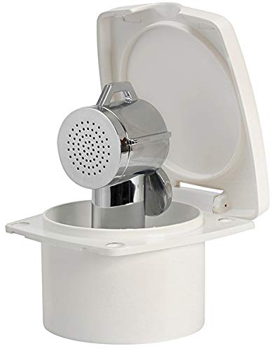 Osculati New Edge Duschbox, weiß PVC Schlauch 2,5 m von OSCULATI