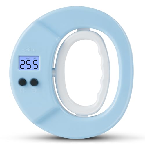 OSDUE Digitaler Handkraftmessgerät Kinder, Hand Dynamometer Blau, Elektronischer Griffkraft Messer, Griffkraftmessgerät, Grip Strength Trainer Kraftmesser von OSDUE