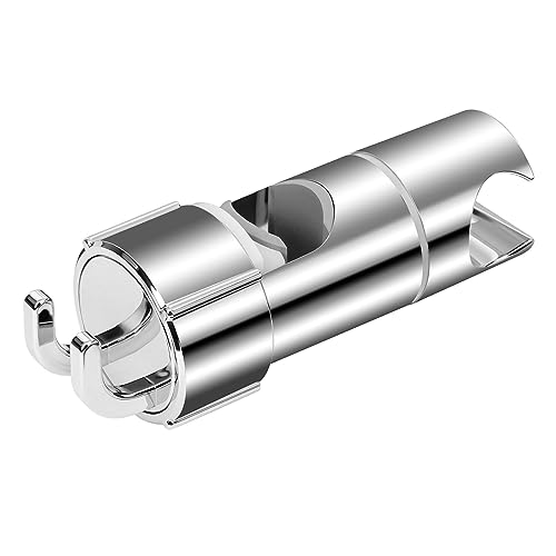 OSDUE Handbrause Halterung Verstellbar Duschhalterung 16-27mm Durchmesser, 360° Drehbar Brausehalter, Verchromte+ABS Grade Kunststoff, Brausehalter für Slide OSDUE Handbrause Halterung Verstellbar Duschhalterung 16-27mm Durchmesser, 360° Drehbar Brausehalter, Verchromte+ABS Grade Kunststoff, Brausehalter für Slide von OSDUE