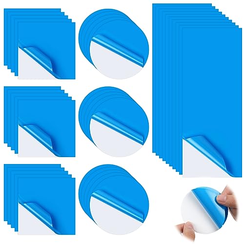 OSDUE Selbstklebende Reparaturflicken Pool für Schwimmbecken, 40 Stück Pool Reparaturset Unterwasser, PVC Pool Reparaturset, Pool Patches für Wasserbett Schwimmbäder Aufblasbares Boot von OSDUE